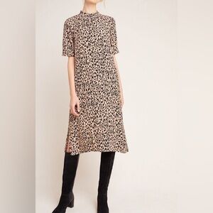 Anthropologie Mackenzie Mock Neck Tunic Dress Size XS NWOT